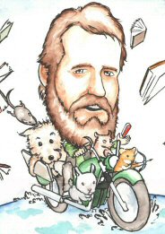 [Caricature of self ]